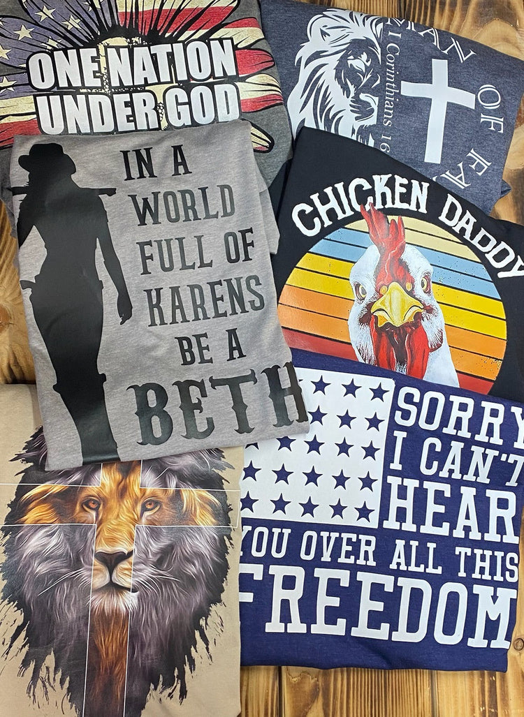 T-shirts, Purses, Accessories