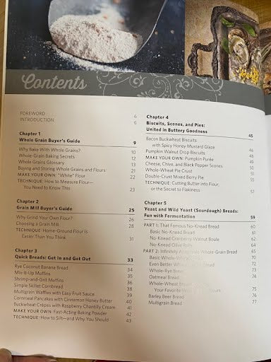 Whole Grain Baking Made Easy & Guide to Grinding Grains