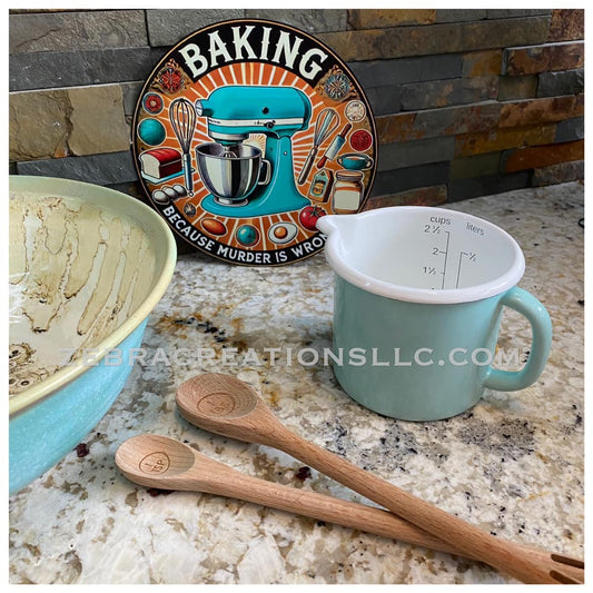 2.5 cup Enamelware Measuring Cup