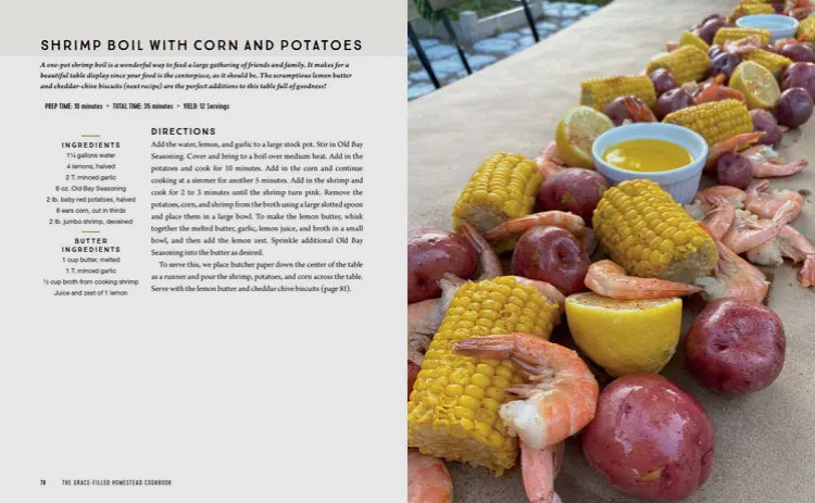 The Grace-Filled Homestead Cookbook Garden-Fresh Recipes Celebrating Food, Family, and the Farm