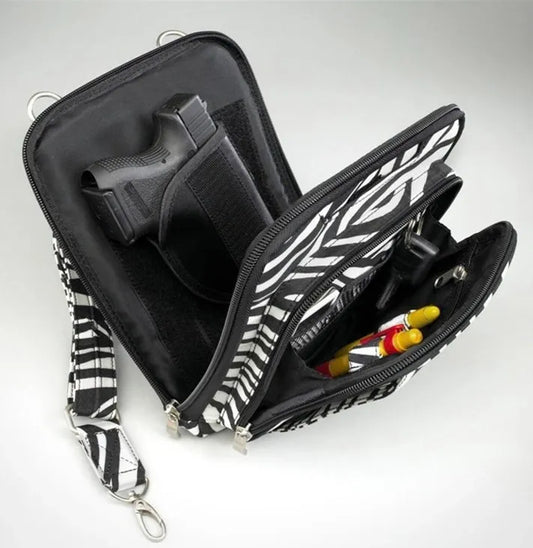 GTM Zebra "Raven" Concealment Cross Body