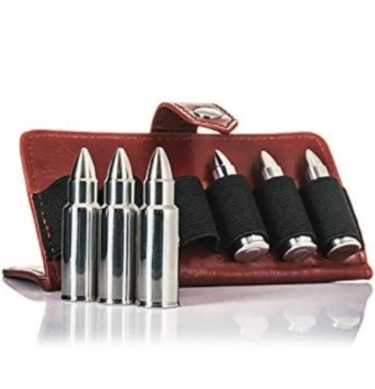Whiskey Ammo Bullets in Luxury Case