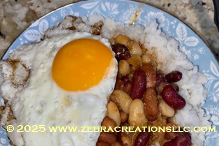 Beef Bacon Rice Beef Bacon Beans & Rice – Zebra Creations, LLC