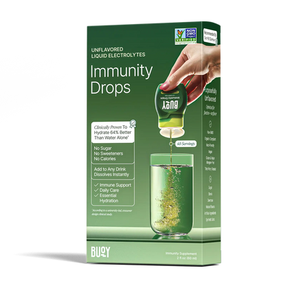 Liquid Electrolytes Buoy Immunity Drops + Immune Support