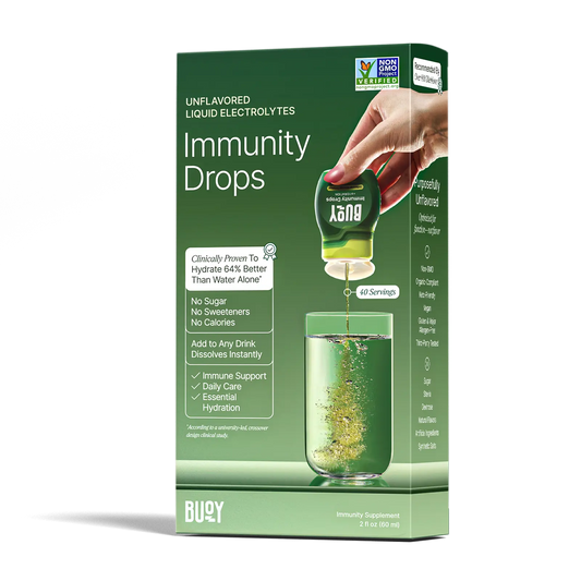 Liquid Electrolytes Buoy Immunity Drops + Immune Support