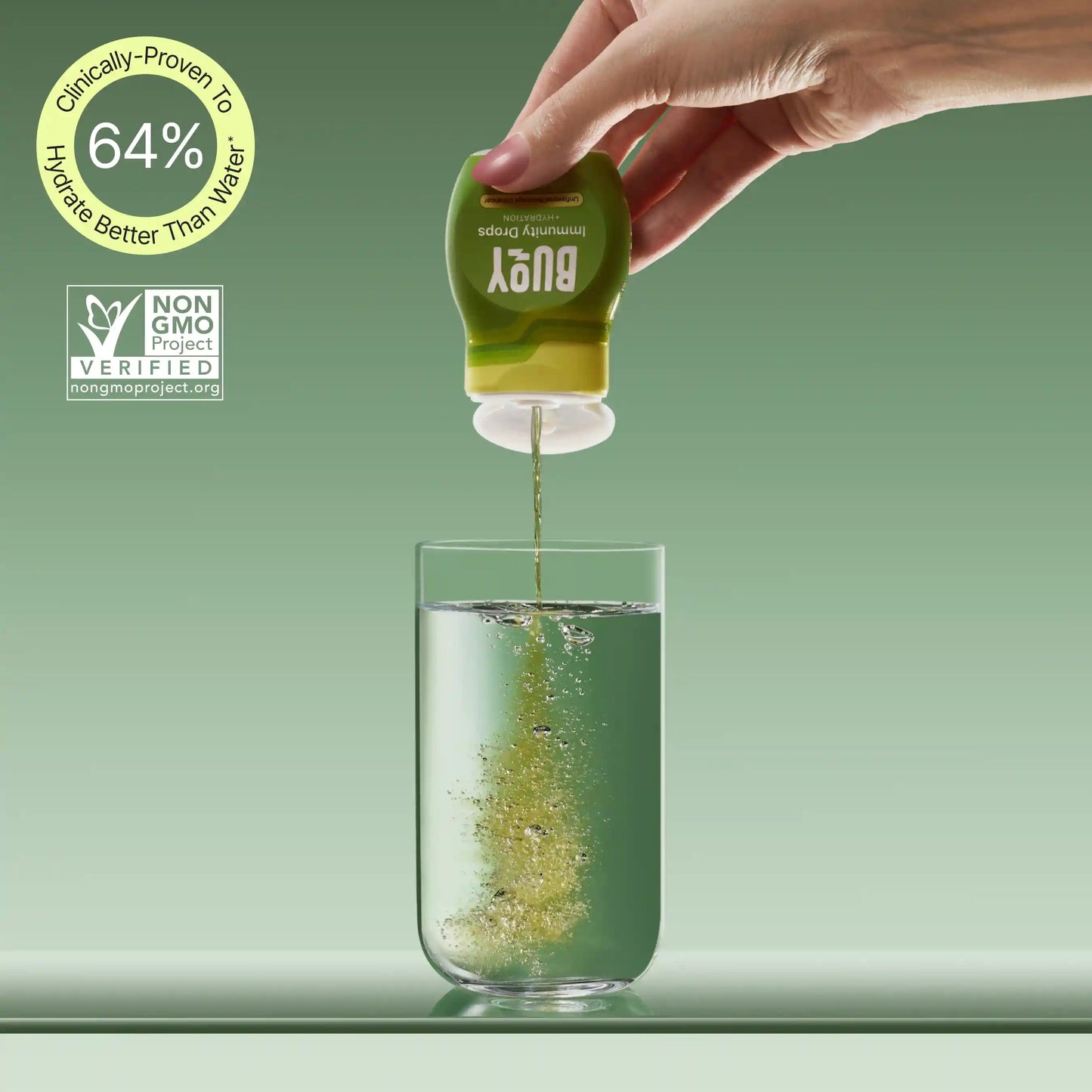 Liquid Electrolytes Buoy Immunity Drops + Immune Support
