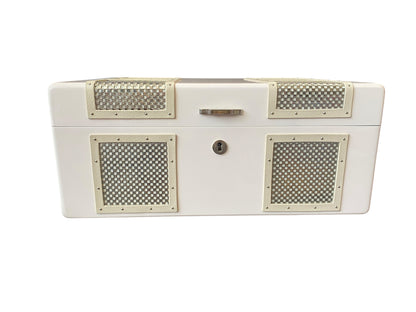 Art Deco Style Wood Cigar Cigarette Humidor Box made by Ashton by Manning in Ireland