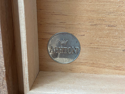 Art Deco Style Wood Cigar Cigarette Humidor Box made by Ashton by Manning in Ireland