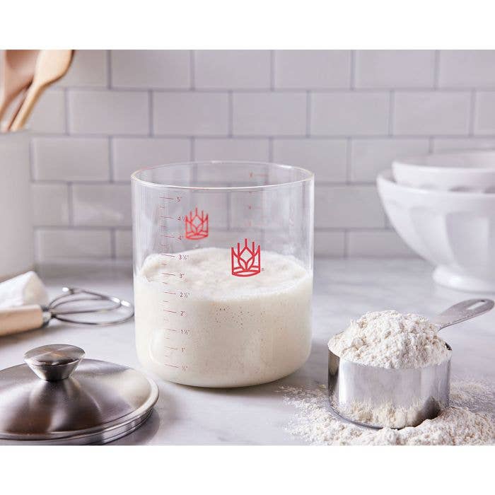 King Arthur Baking Glass Sourdough Crock