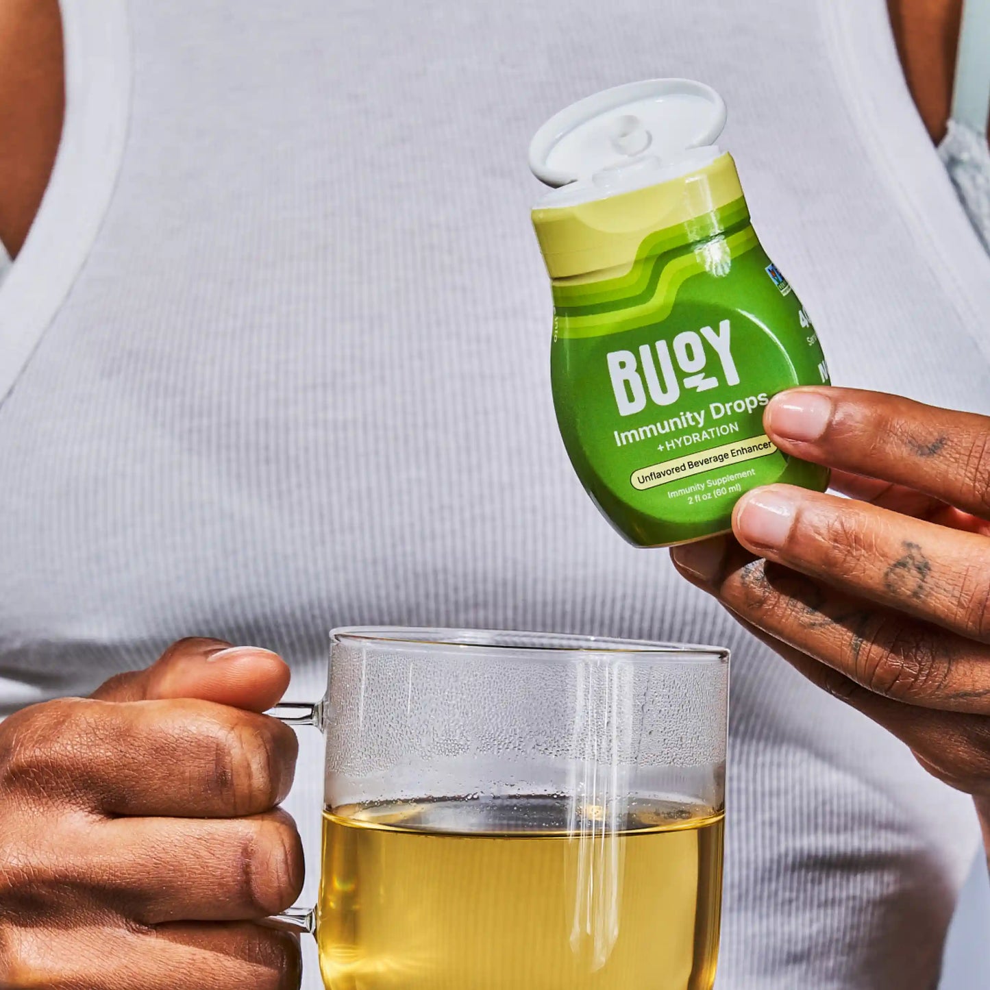 Liquid Electrolytes Buoy Immunity Drops + Immune Support